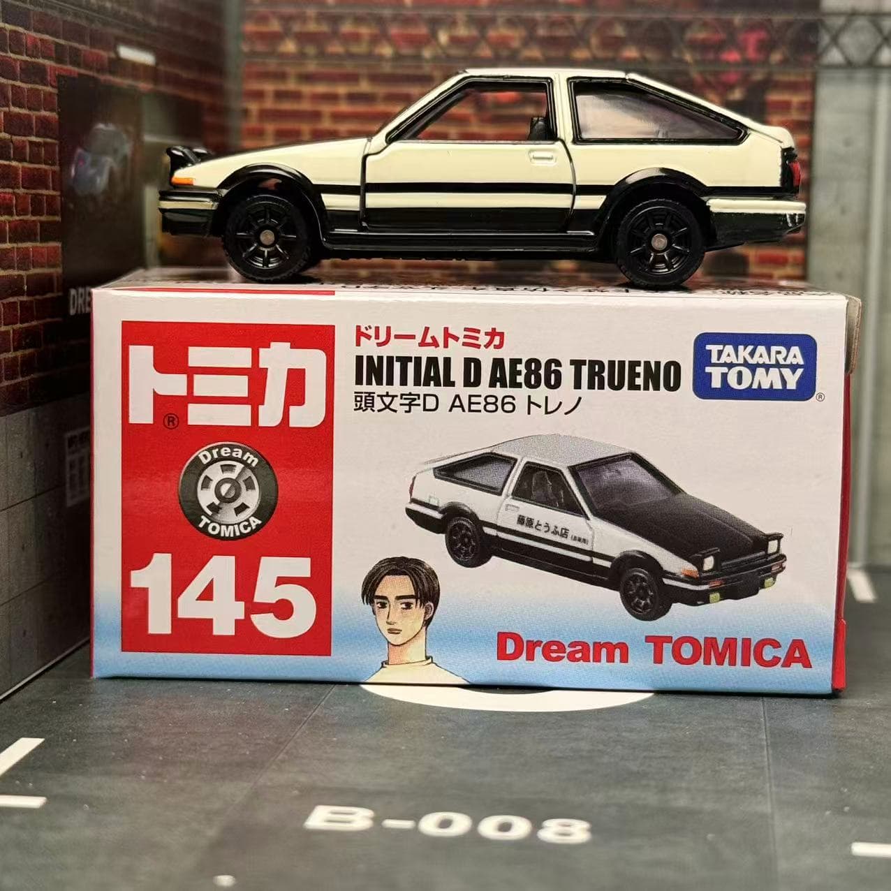 Vintage Collectible Model Cars - Sonho Tomica NO. 145 Inicial D