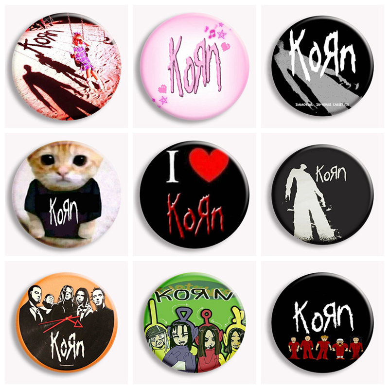 Vintage Collectible Buttons - Hip Hop Música Coreana Banda de