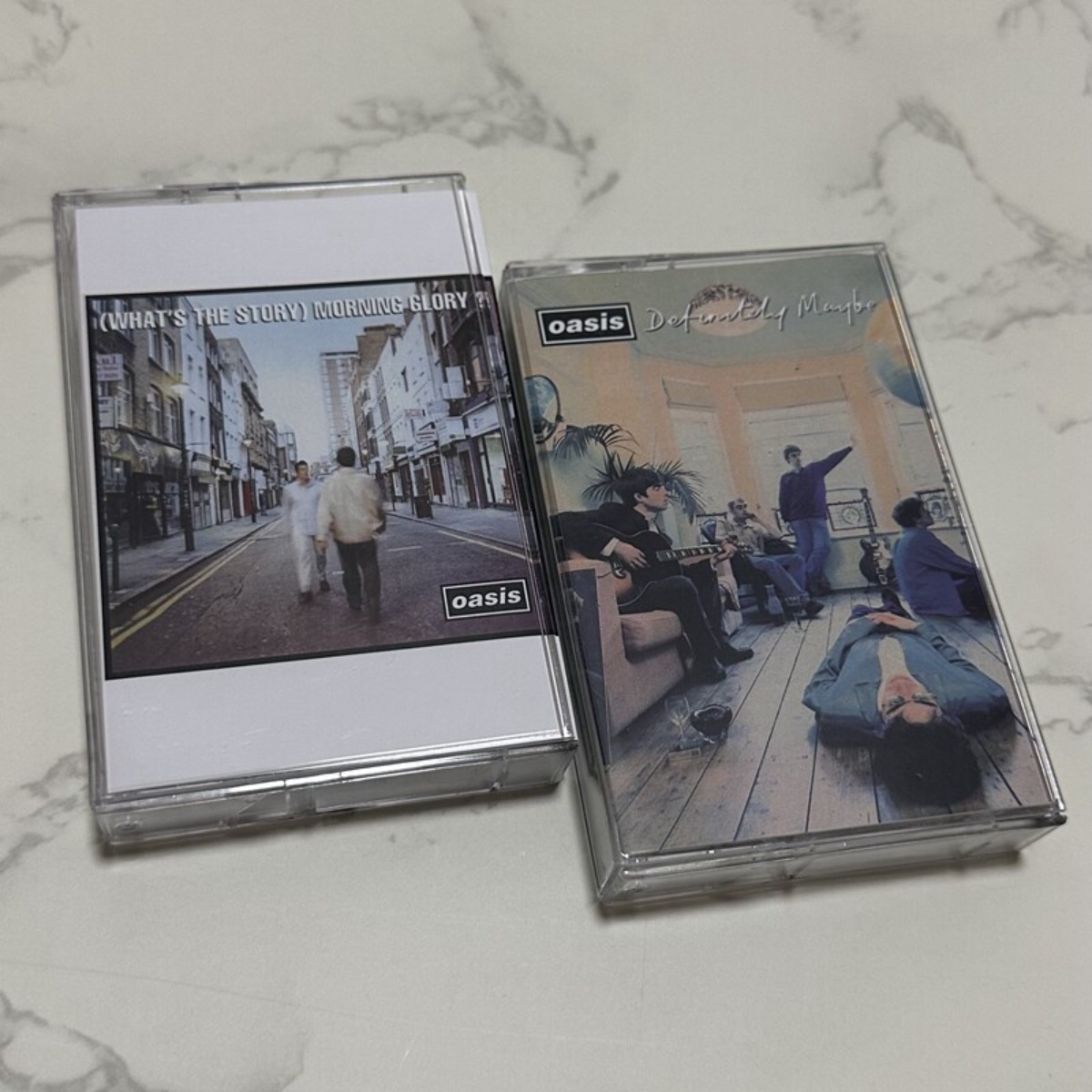 Vintage Collection - Cassetes da Banda Britânica Oasis com