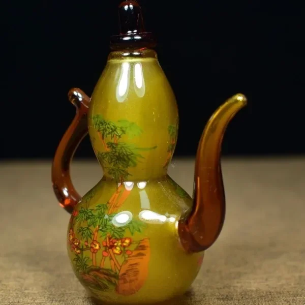 Vintage Collectible Glassware - Garrafa de Vidro Vintage em Formato