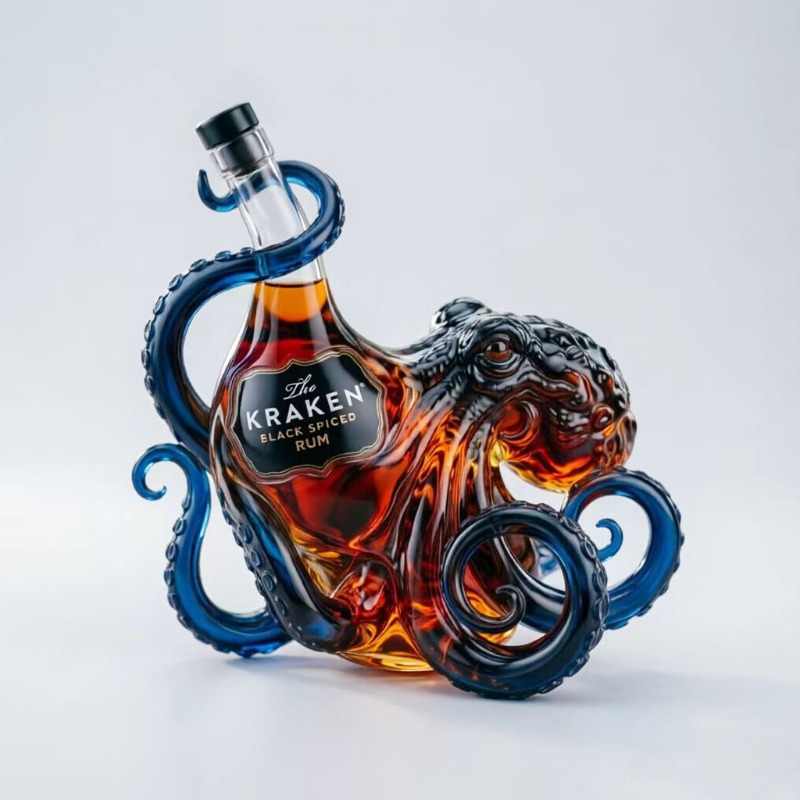 Decantador de Whisky, Monstro  - Vintage Collectible Glassware avaliação e preço