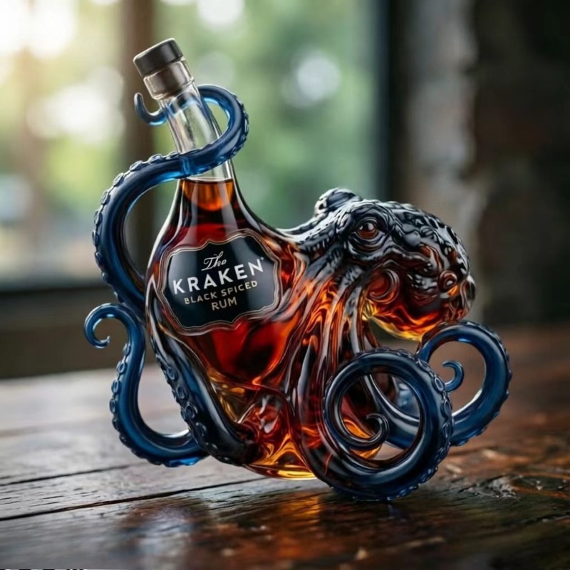 Decantador de Whisky, Monstro  - Vintage Collectible Glassware avaliação e preço