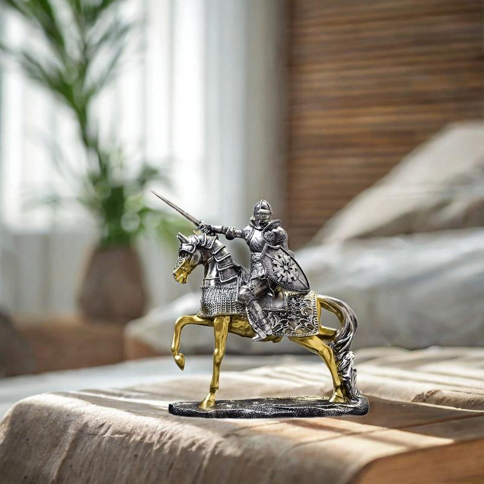 Estátua de cavalo de cavaleiro - Vintage Collectible Ornaments avaliação e preço