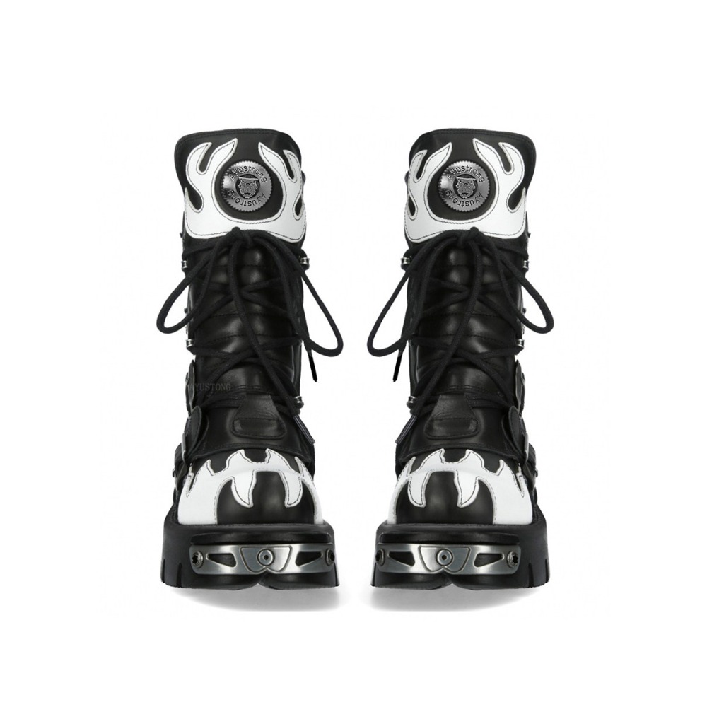 Novas Botas de Motociclista e  - Vintage Zipper avaliação e preço