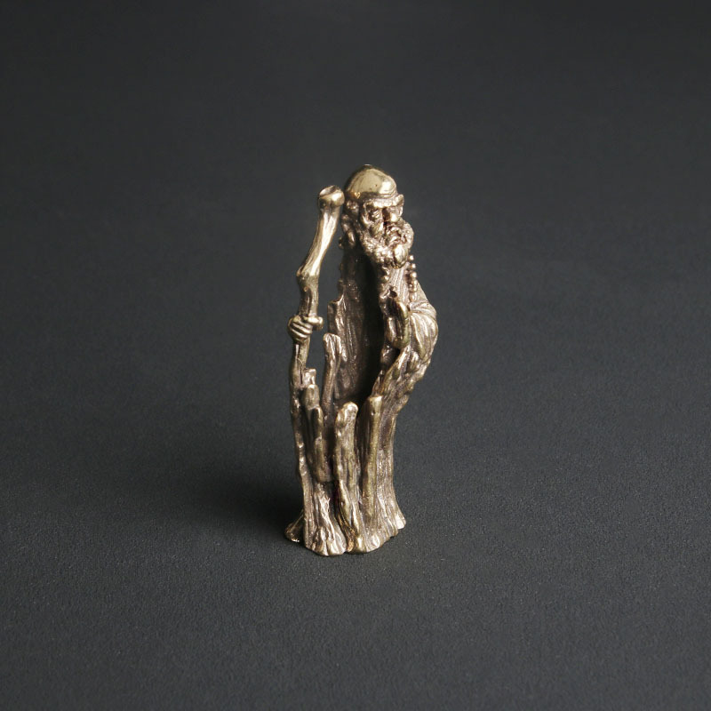 Estátua Vintage de Latão Mestr - Vintage Collectible Ornaments avaliação e preço