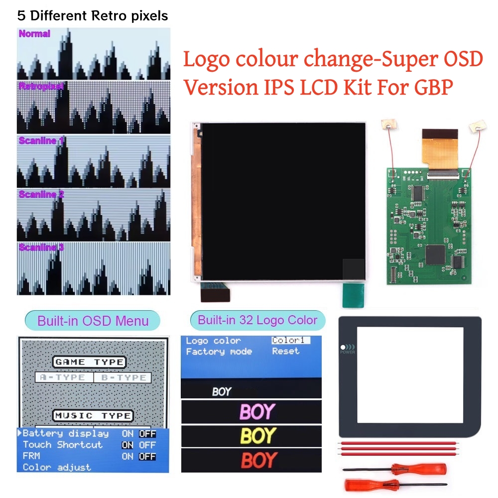 Kit de tela LCD Q5 com retroil - Vintage Game Collection avaliação e preço