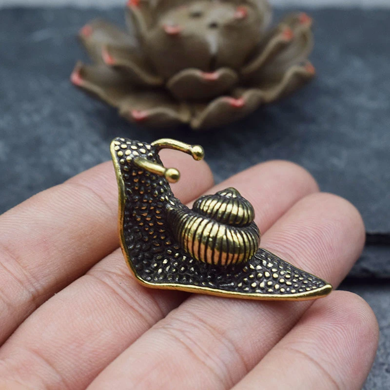 Ornamento de caracol de chá pa - Vintage Collectible Ornaments avaliação e preço