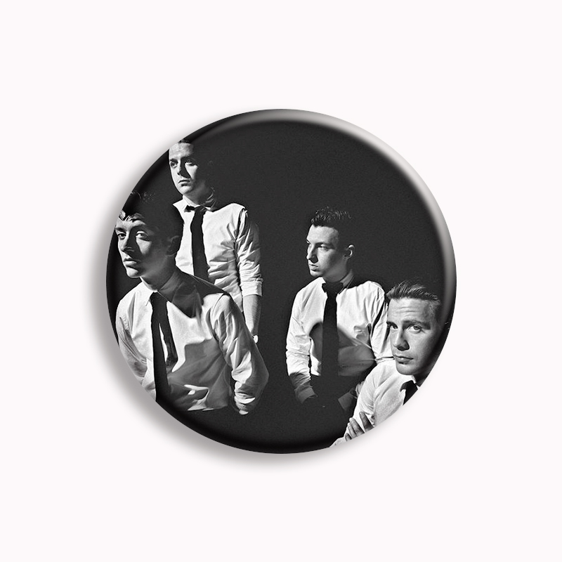 Vintage ártico macacos banda d - Vintage Collectible Buttons avaliação e preço