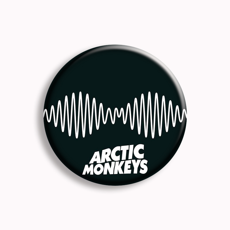Vintage ártico macacos banda d - Vintage Collectible Buttons avaliação e preço