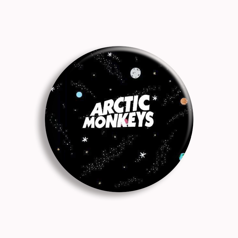 Vintage ártico macacos banda d - Vintage Collectible Buttons avaliação e preço