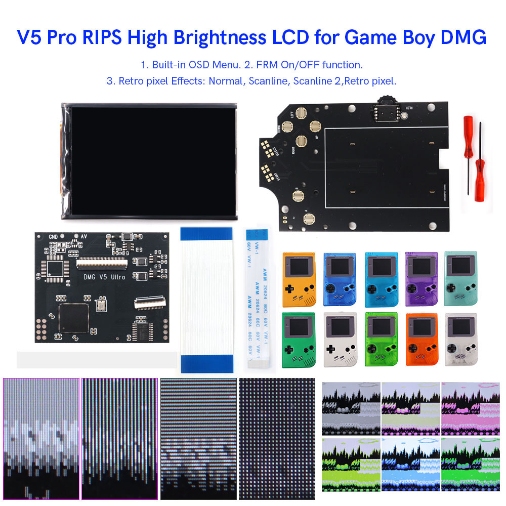 HISPEEDIDO Para GB Dmg V5 Pro, - Vintage Game Collection avaliação e preço