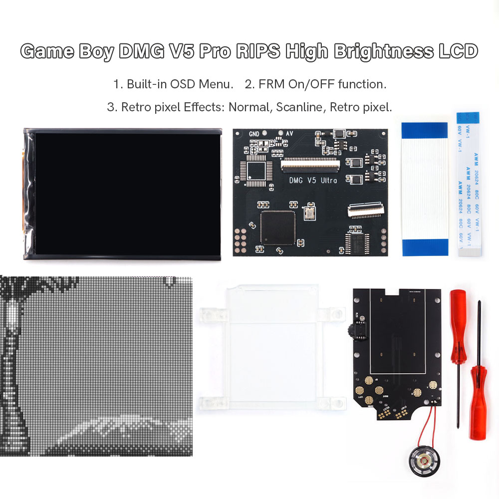 HISPEEDIDO Para GB Dmg V5 Pro, - Vintage Game Collection avaliação e preço