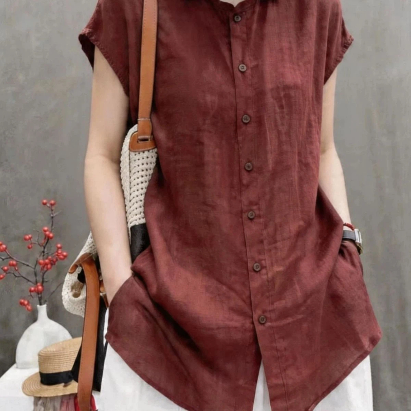 Blusa Simples de Manga Curta p - Vintage Collectible Buttons avaliação e preço